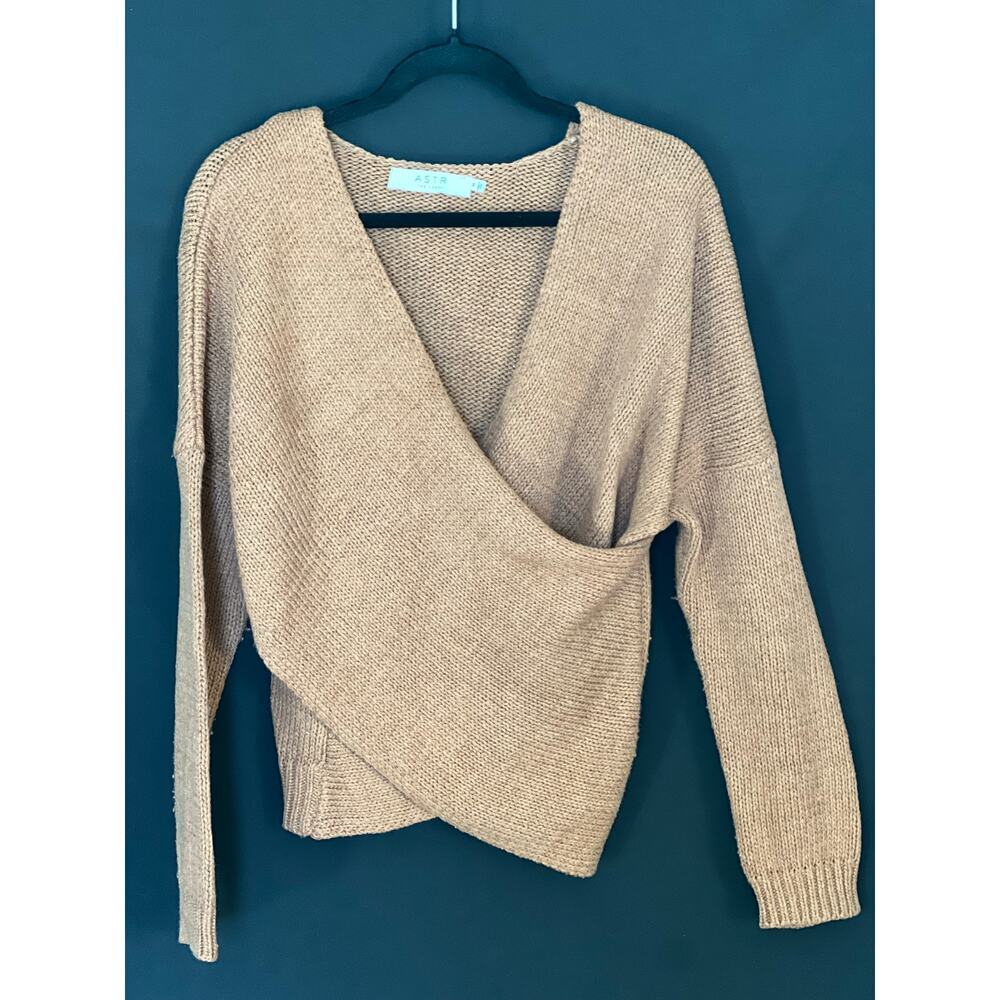 Astr Brown Shrug Poncho Cozy Knit